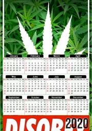 calendrier-photo Weed Cannabis Disobey