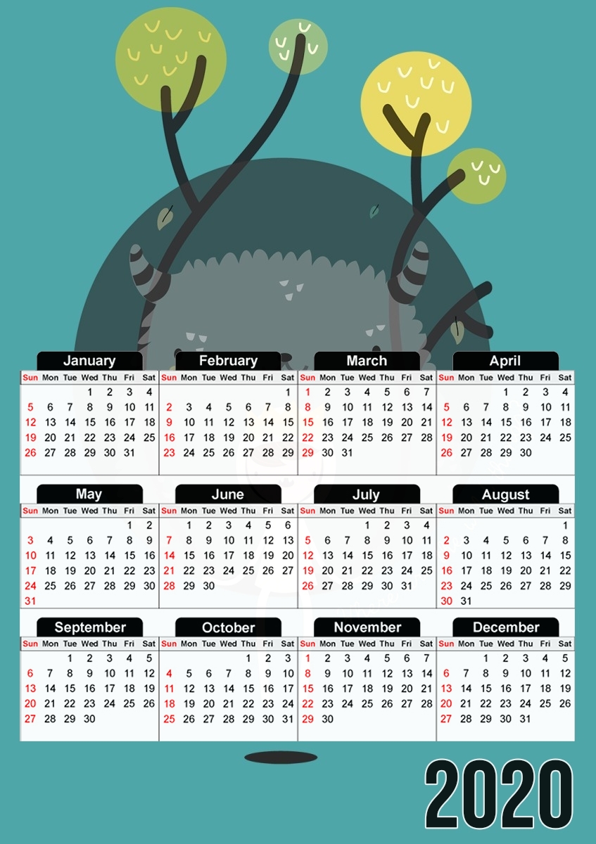Calendrier Where the wild things are