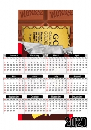 calendrier-photo Willy Wonka Chocolate BAR