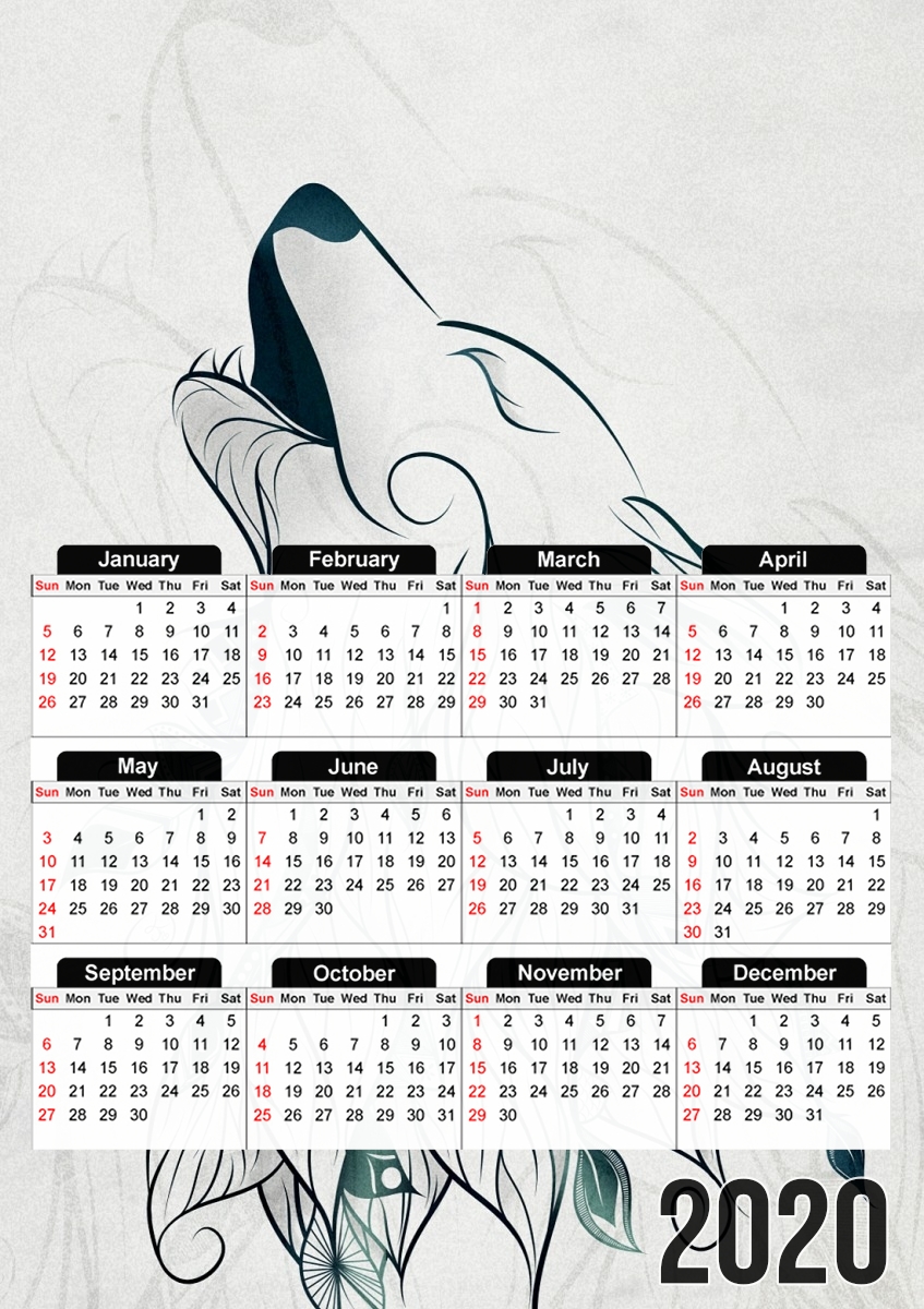 Calendrier Wolf 