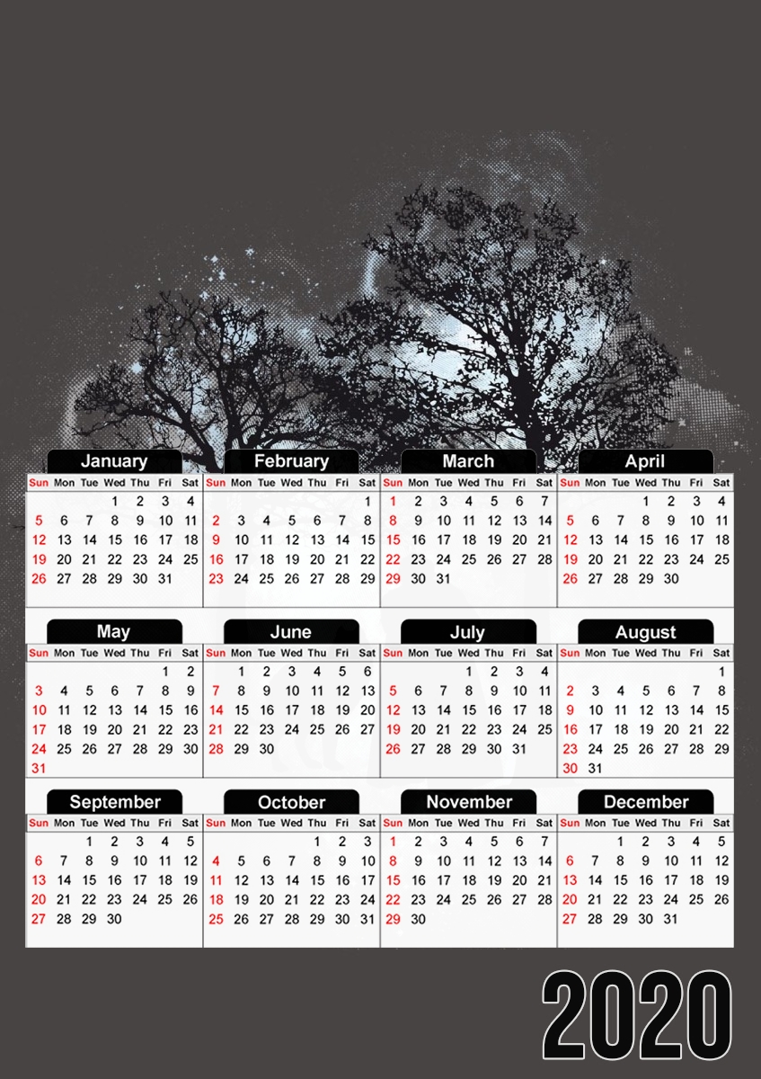 Calendrier Wolf Snow