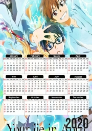 calendrier-photo Your lie in april
