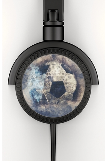 Casque Abstract Blue Grunge Soccer