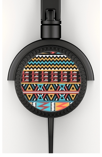 Casque Audio Stéréo aztec pattern red Tribal