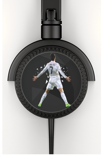Casque Audio Stéréo Cristiano Ronaldo Celebration Piouuu GOAL Abstract ART