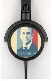 casque-blanc Macron Propaganda En marche la France