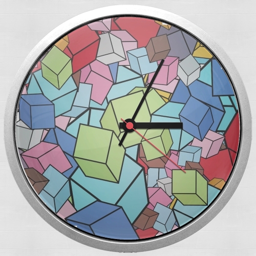 Horloge Abstract Cool Cubes