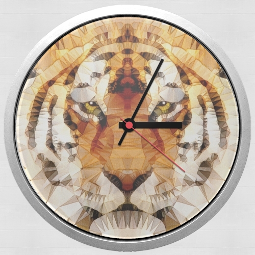 Horloge Tigre Abstrait Fractal