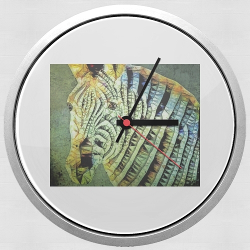Horloge abstract zebra