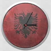 Horloge Albanie Painting Flag
