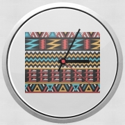 Horloge aztec pattern red Tribal