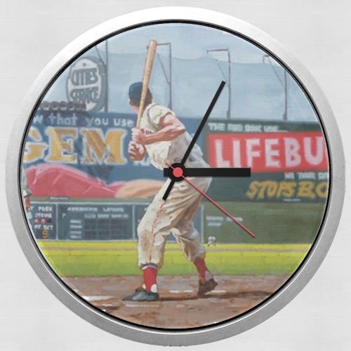 Horloge Baseball Painting