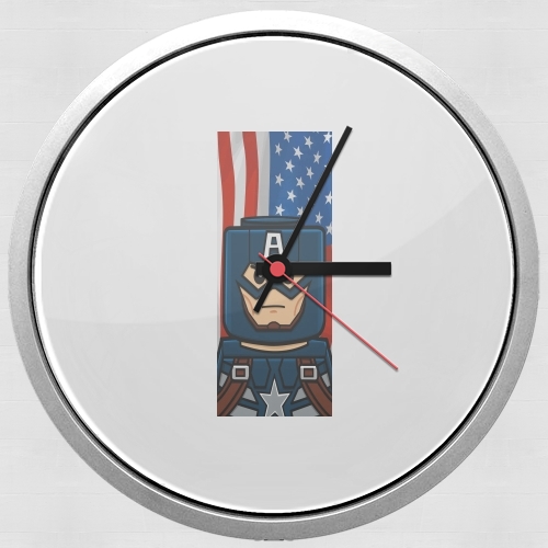 Horloge Bricks Captain America