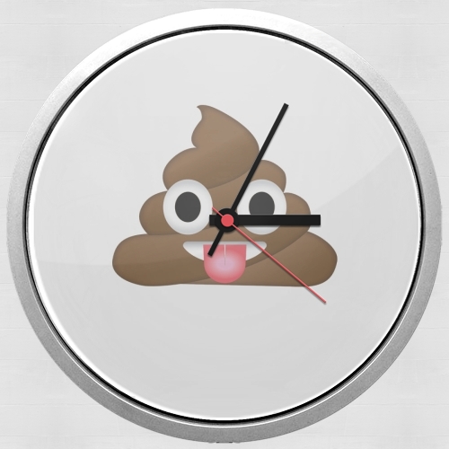 Horloge Caca Emoji