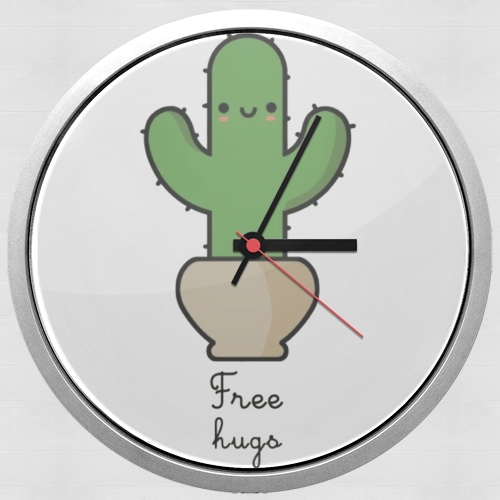 Horloge Cactus Free Hugs