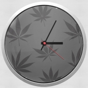 Horloge Feuille de cannabis Pattern