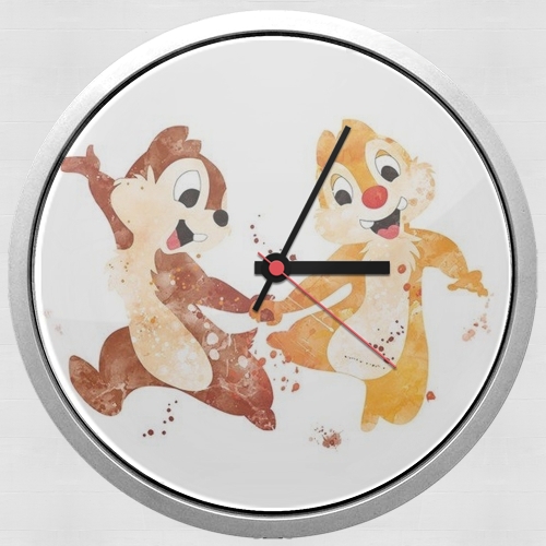 Horloge Tic et Tac Watercolor