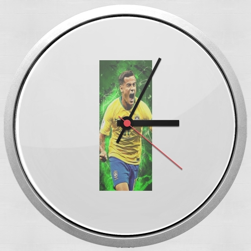 Horloge coutinho Football Player Pop Art