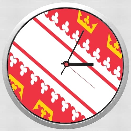 Horloge Drapeau alsacien Alsace Lorraine
