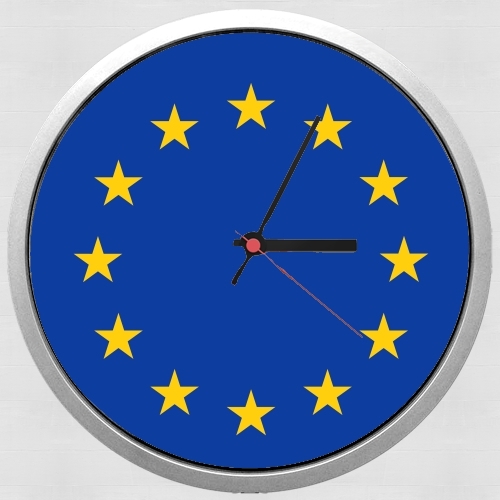 Horloge Drapeau Europeen