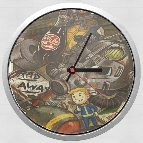 Horloge Fallout Painting Nuka Coca
