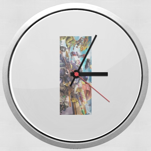 Horloge Fortnite Artwork avec skins et armes