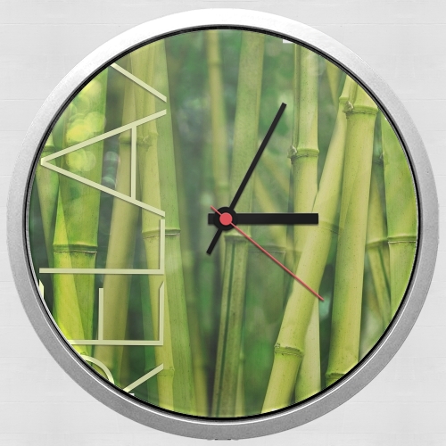 Horloge green bamboo