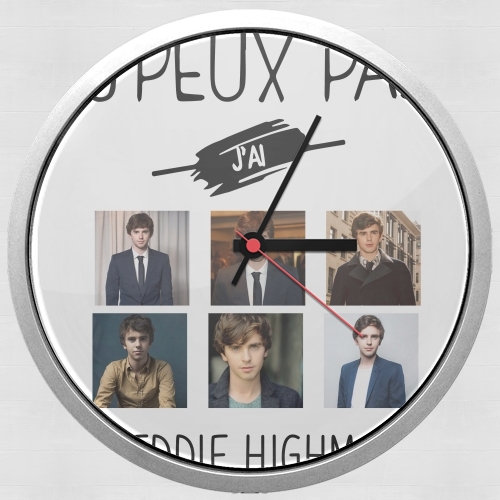 Horloge Je peux pas j'ai Freddie Highmore Collage photos