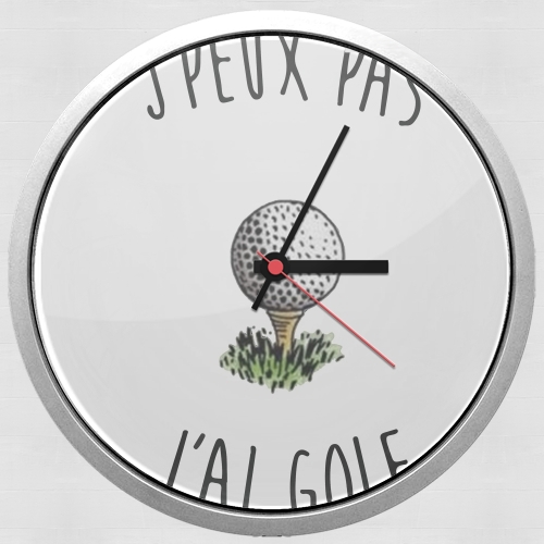 Horloge Je peux pas j'ai golf