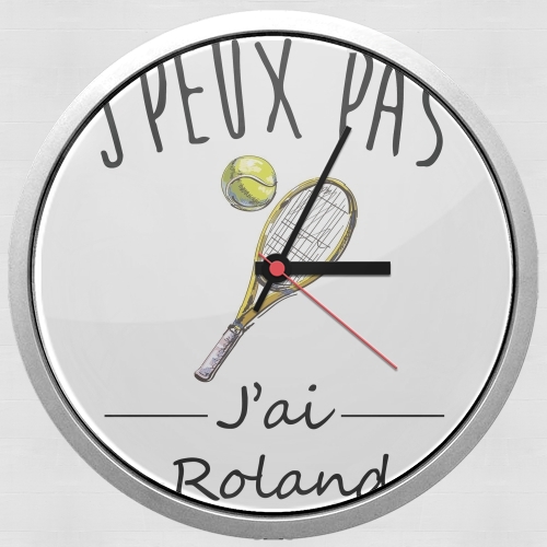 Horloge Je peux pas j'ai roland - Tennis