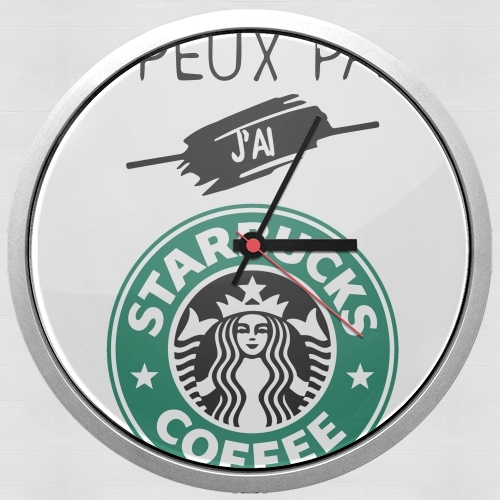 Horloge Je peux pas jai starbucks coffee