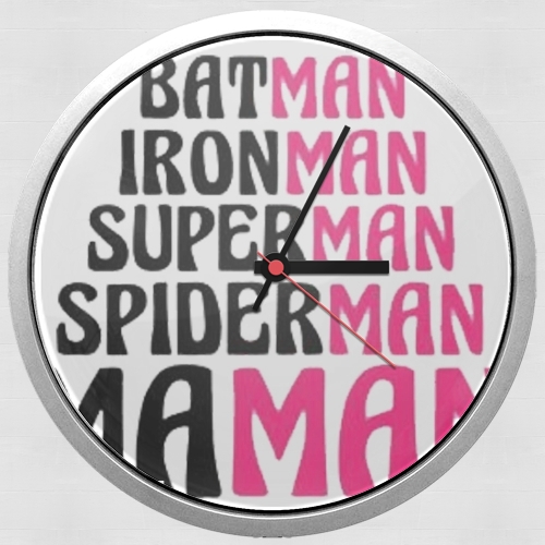 Horloge Maman Super heros