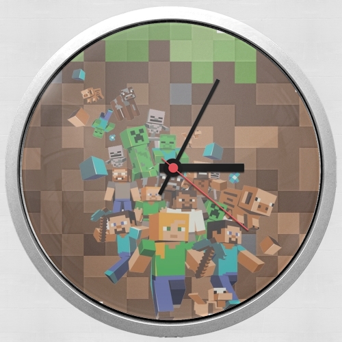 Horloge Minecraft Creeper Forest