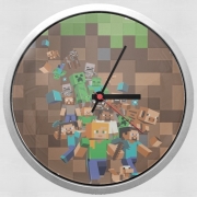 Horloge Minecraft Creeper Forest