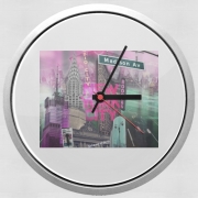Horloge New York City II [pink]