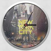 horloge-perso New York City II [yellow]