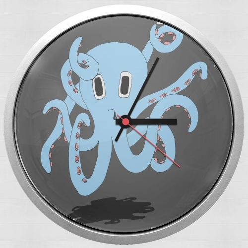Horloge octopus Blue cartoon