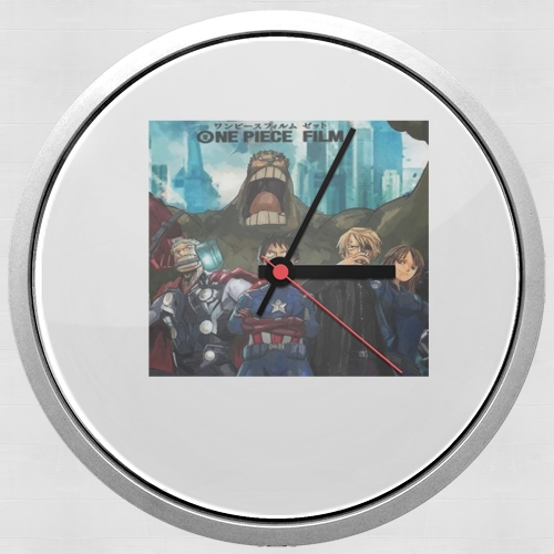 Horloge One Piece Mashup Avengers
