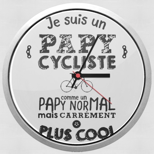Horloge Papy cycliste