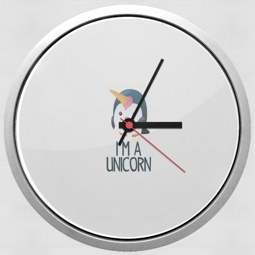 Horloge Pingouin wants to be unicorn
