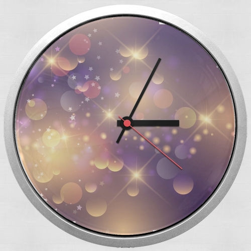 Horloge Purple Sparkles