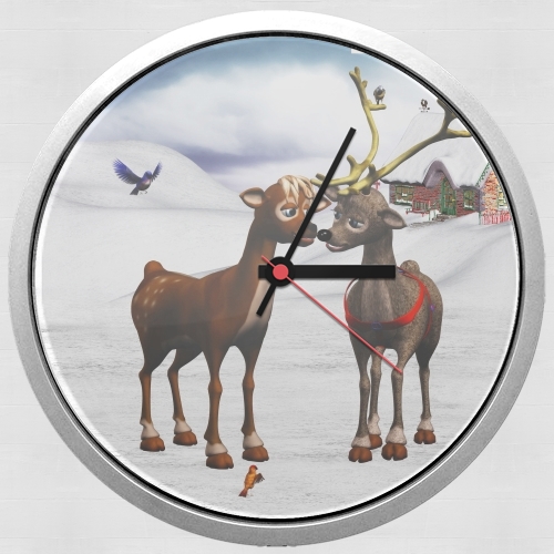 Horloge Reindeers Love