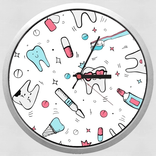 Horloge Pattern Dentaire - Dent et dentifrice