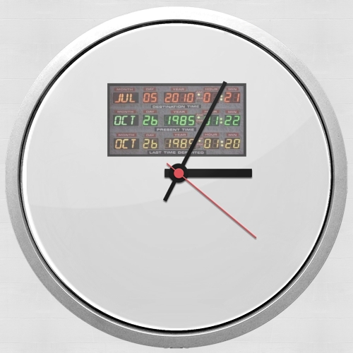 Horloge Time Machine Retour vers le futur cadran