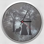 horloge-perso Wolf Snow