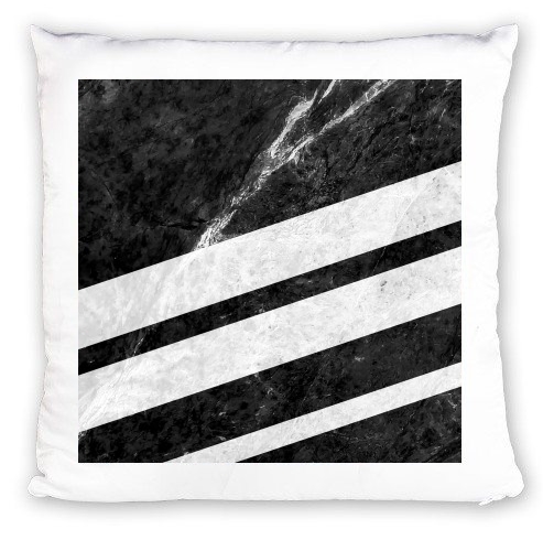 Coussin Black Striped Marble