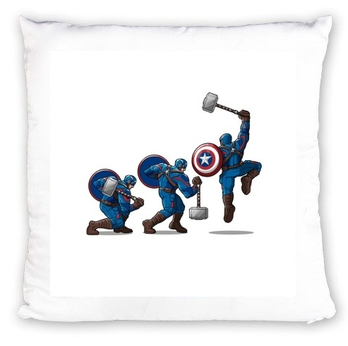 Coussin Captain America - Thor Hammer