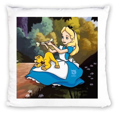 Coussin Disney Hangover Alice and Simba