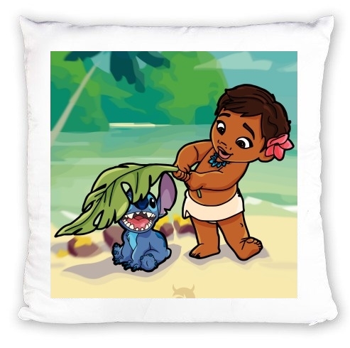 Coussin Disney Hangover Moana and Stich