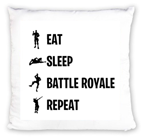Coussin Eat Sleep Battle Royale Repeat